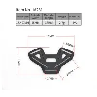 Klamra paska do kasku rowerowego